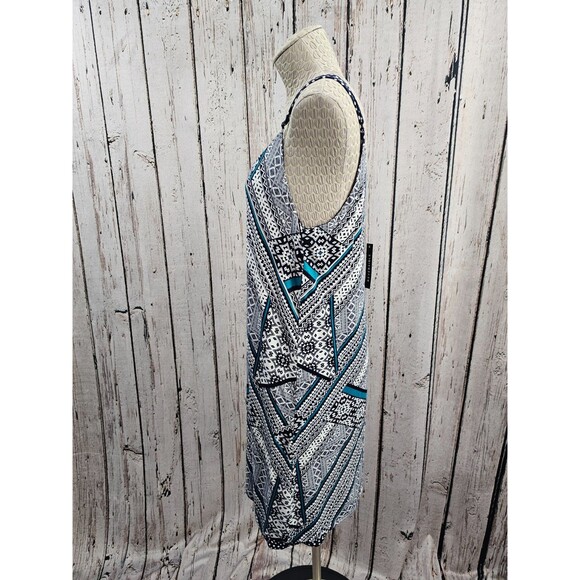 ALK Women's M Lemon Tart Reversible Adjustable Swing Midi Dress Jersey Knit NEW - Picture 5 of 11